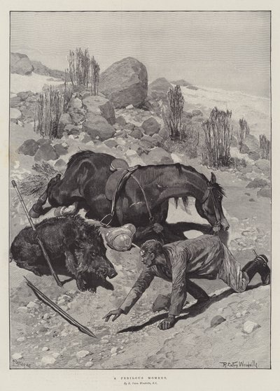 A Perilous Moment by Richard Caton Woodville junior